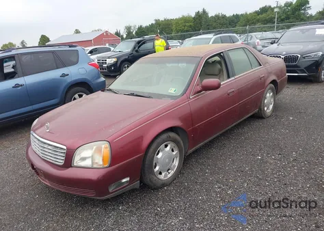 2000 Cadillac Deville Standard from USA, damaged, VIN 1G6KD54Y4YU223532